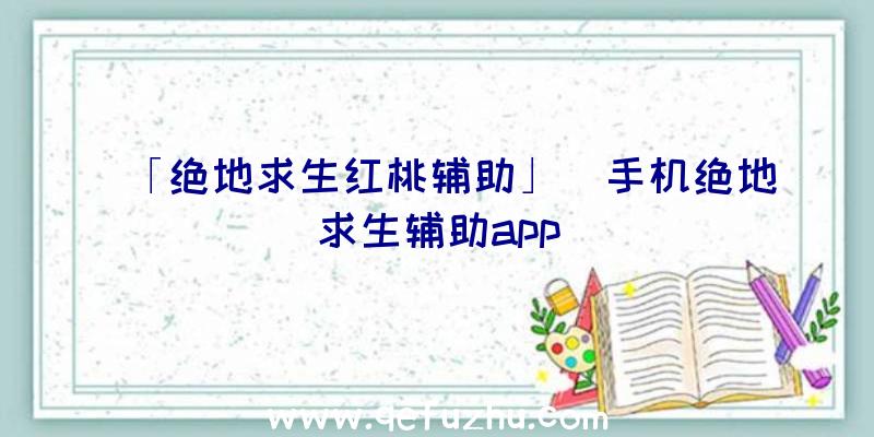 「绝地求生红桃辅助」|手机绝地求生辅助app